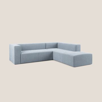 Nettuno sofa corner modular modular in soft fabric bouclè by Divani Store - view 2