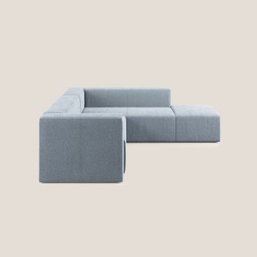 Nettuno sofa corner modular modular in soft fabric bouclè by Divani Store - view 3