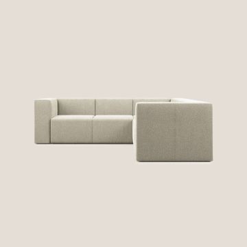 Nettuno sofa corner modular reversibile in soft fabric bouclè by Divani Store - view 3