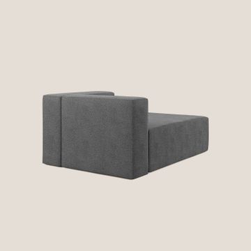 Nettuno modulo chaise longue in soft fabric bouclè by Divani Store - view 3