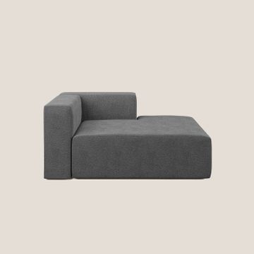 Nettuno modulo chaise longue in soft fabric bouclè by Divani Store - view 2