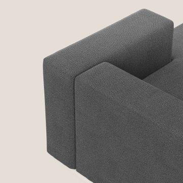 Nettuno modulo chaise longue in soft fabric bouclè by Divani Store - view 5