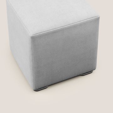 Cube pouf in fabric soft water-repellent by Divani Store - view 5