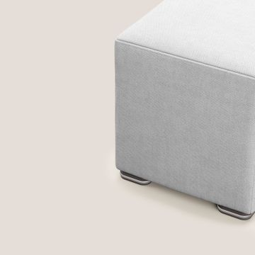 Cube pouf in fabric soft water-repellent by Divani Store - view 6