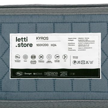 KYROS – mattress Luxury a molle insacchettate and memory with Supporto Posturale Intelligente a 7 Zone by Divani Store - view 8