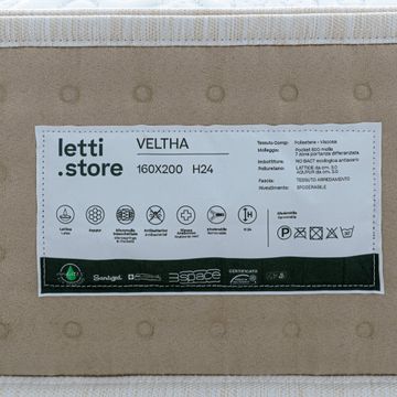 VELTHA – mattress Bio-Adattivo with molle insacchettate and Lattice Naturale a 7 zone by Divani Store - view 8