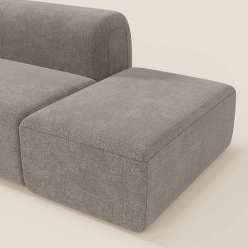 BonBon sofa modular modular – Composizione with pouf terminale in fabric stain-resistant by Divani Store - view 7
