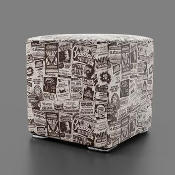 Cube Pouf Hawkins Post Stranger Things – Limited Edition Netflix by Divani Store - view 6
