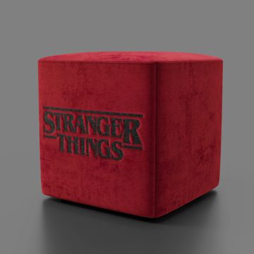 Cube pouf Stranger Things Edition - Il design incontra la leggenda in fabric stain-resistant by Divani Store - view 4