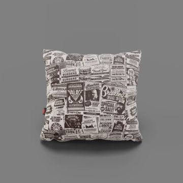 Cushion Hawkins Post Stranger Things – Limited Edition 45x45 cm by Divani Store - view 4