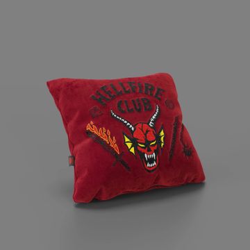 Cushion Hellfire club stranger things Limited Edition with Ricamo – fabric stain-resistant 45x45 by Divani Store - view 4