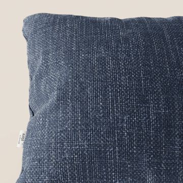 Lyon cushion available in various colours made in soft fabric intrecciato water-repellent by Divani Store - view 2