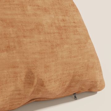 Sofia cushion available in various colours made in soft velvet nuvolato stain-resistant and water-repellent Easy Clean by Divani Store - view 8