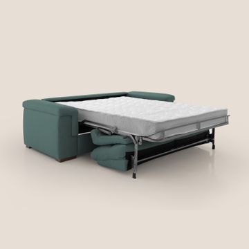 Magnolia sofa bed with mattress high 18 cm soft schienale high in fabric stain-resistant by Divani Store - view 2