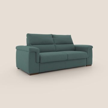 Magnolia sofa bed with mattress high 18 cm soft schienale high in fabric stain-resistant by Divani Store - view 3