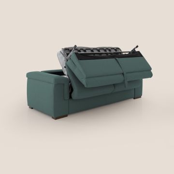 Magnolia sofa bed with mattress high 18 cm soft schienale high in fabric stain-resistant by Divani Store - view 4