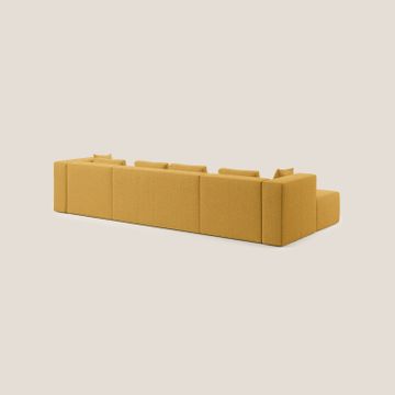 Nettuno sofa panoramico in soft fabric bouclè by Divani Store - view 4