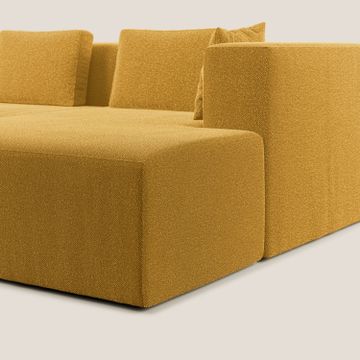 Nettuno sofa panoramico in soft fabric bouclè by Divani Store - view 6