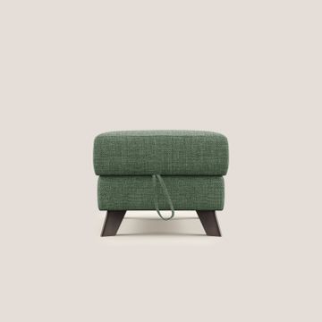 Moon Pouf storage and feet high in fabric soft ad intreccio soft-touch water-repellent by Divani Store - view 7