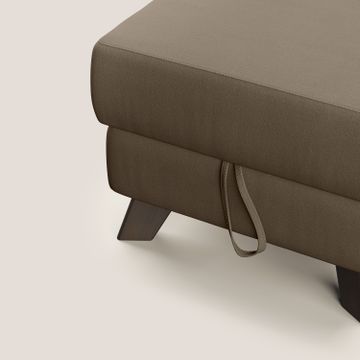 Moon Pouf storage and feet high in microfibre water-repellent by Divani Store - view 6
