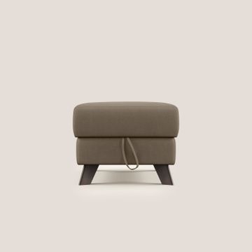 Moon Pouf storage and feet high in microfibre water-repellent by Divani Store - view 7
