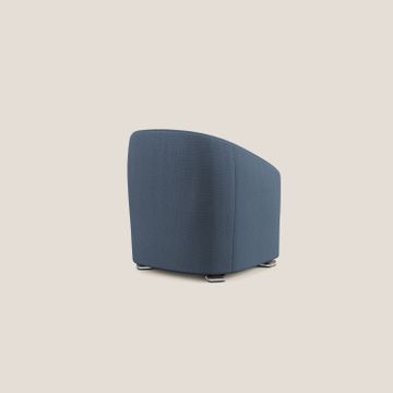 Cloe armchair in fabric stain-resistant with acqua QuickClean by Divani Store - view 4