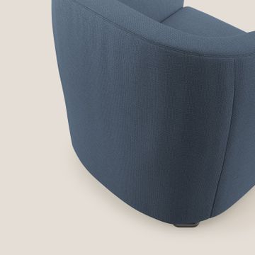 Cloe armchair in fabric stain-resistant with acqua QuickClean by Divani Store - view 6
