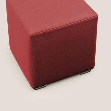 Cube pouf in microfibre stain-resistant by Divani Store - view 5