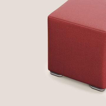 Cube pouf in microfibre stain-resistant by Divani Store - view 6