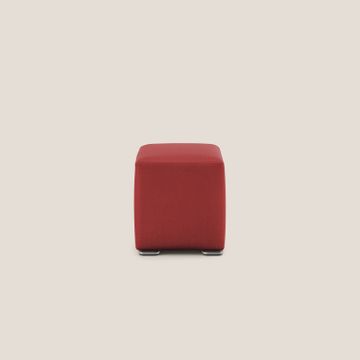 Cube pouf in microfibre stain-resistant by Divani Store - view 3