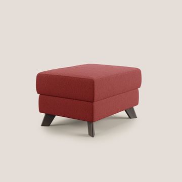 Moon Pouf storage and feet high in fabric stain-resistant with acqua by Divani Store - view 3