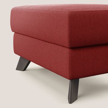 Moon Pouf storage and feet high in fabric stain-resistant with acqua by Divani Store - view 4