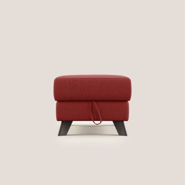 Moon Pouf storage and feet high in fabric stain-resistant with acqua by Divani Store - view 8