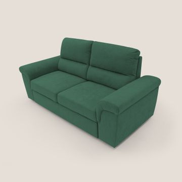 Minerva sofa with pouf pull-out footstool in fabric soft water-repellent by Divani Store - view 7