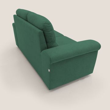 Minerva sofa with pouf pull-out footstool in fabric soft water-repellent by Divani Store - view 8
