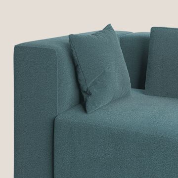 Nettuno sofa corner modular in soft fabric bouclè by Divani Store - view 6