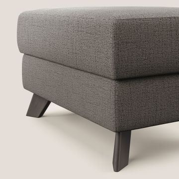 Moon Pouf storage and feet high in fabric soft water-repellent slub by Divani Store - view 4