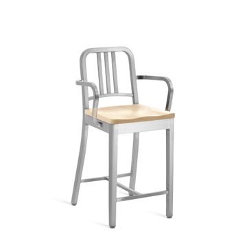 1104 Navy Armchair by Emeco - view 4