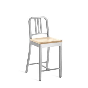 1104 Navy Stool by Emeco - view 2