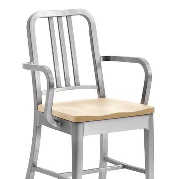 1104 Navy Armchair by Emeco - view 2