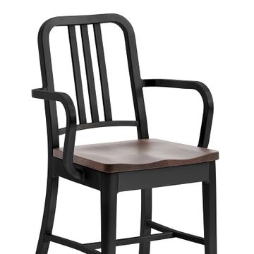 1104 Navy Armchair by Emeco - view 3