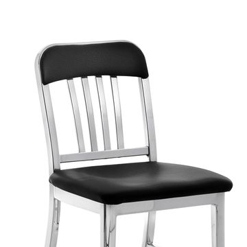 1022 Navy Classic Semi-upholstered Chair by Emeco - view 9