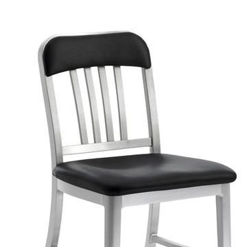 1022 Navy Classic Semi-upholstered Chair by Emeco - view 4