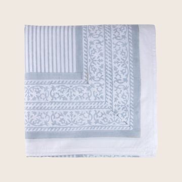 Light Blue Stripe Flat Sheet by Abchome