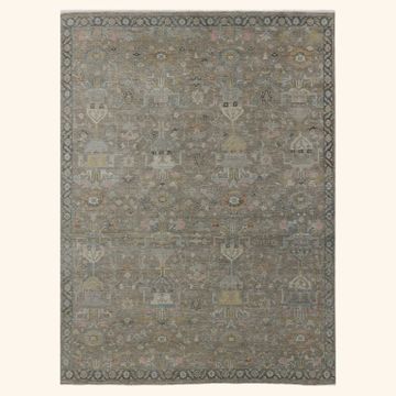 Camel Antique Revival Wool Rug - 7'10" x 9'11" by Abchome