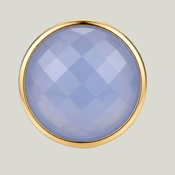 Italian Lavender Quartz Cocktail Ring by Abchome