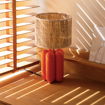 The Little Charlotte Lamp - Pop Orange by COSIN Paris - view 2