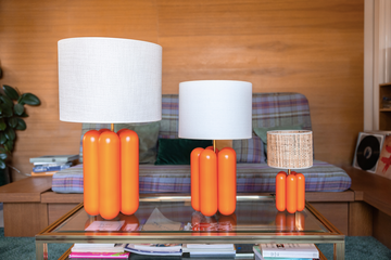 The Little Charlotte Lamp - Pop Orange by COSIN Paris - view 4