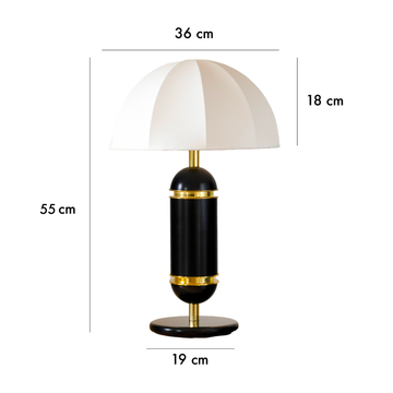 The Rosalie table lamp - Black by COSIN Paris - view 4