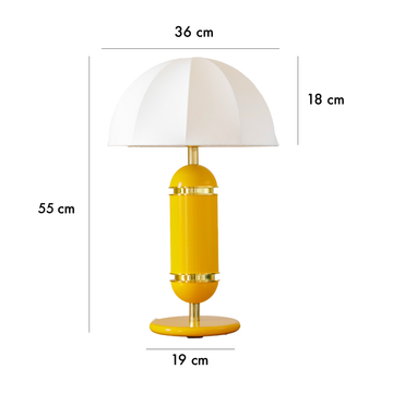The Rosalie table lamp - Amber by COSIN Paris - view 3